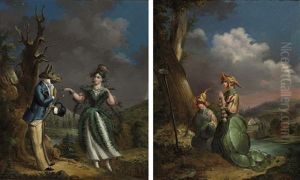 The Thistle And The Ass (+ Another; Pair From The Thistle's Experiences By Hans Christian Andersen) by Edouard Joseph Francois Autrique