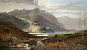 Near Loch Loi, Argyllshire by Joseph Adam