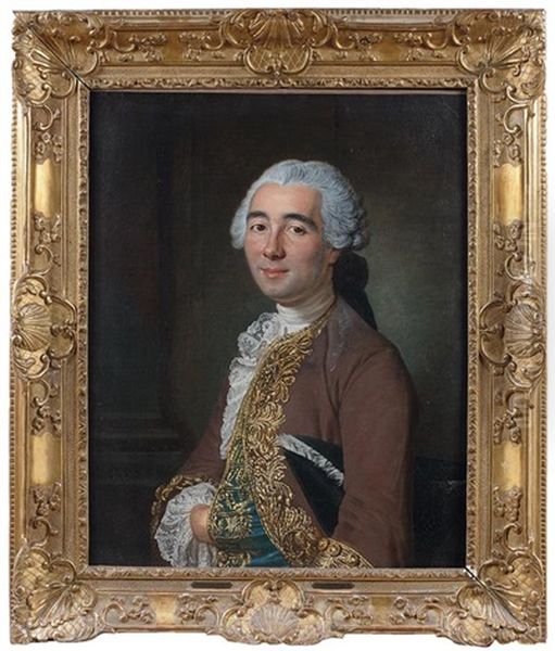 Portrait De Dominique De Lesseps, Seigneur Du Colombier, Ministre De France A Bruxelles - view 1
