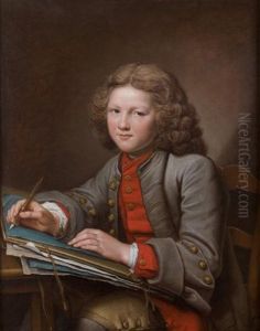 Le Jeune Dessinateur by Jacques-Andre-Joseph Aved