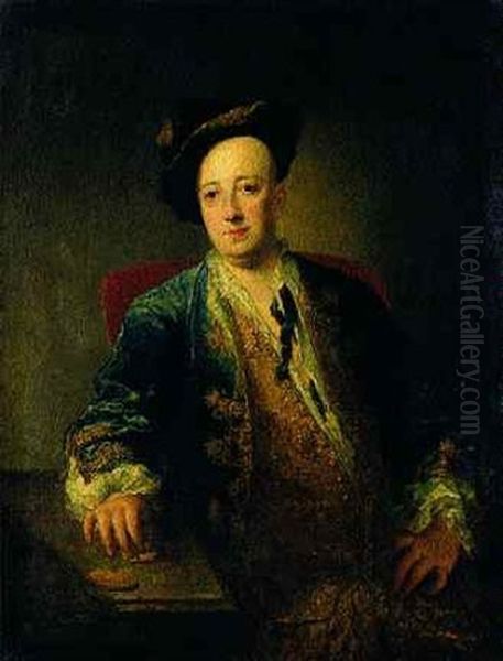 Portrait D'un Homme Tenant Une Tabatiere - view 1