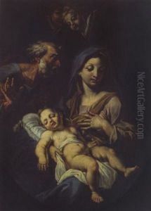 Die Heilige Familie by Onofrio Avellino