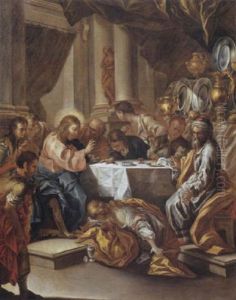 La Cena Di Cristo In Casa Di Simone by Onofrio Avellino