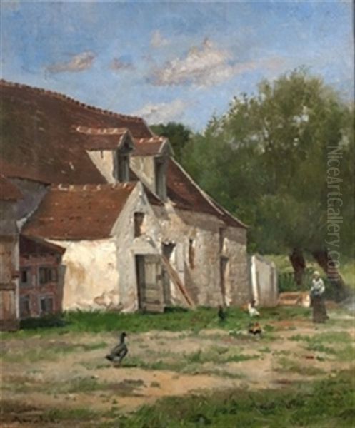 Dando De Comer A Las Gallinas - view 1