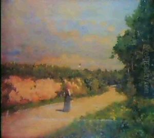 Aldeana En El Camino by Serafin Avendano