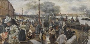 In Expectation Of The Tsar by Nikolai Avenirovich Shabunin