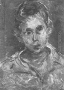 Portrait Of A Boy by Aharon Avni