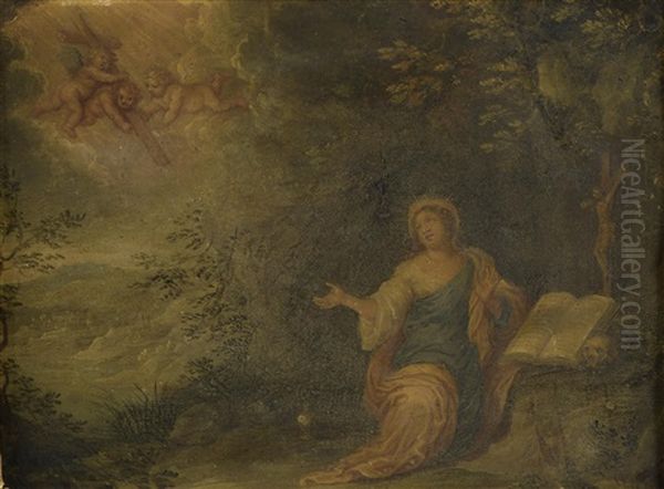 Madeleine Penitente In A Landscape - view 1