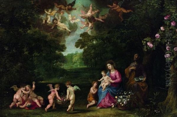 Le Repos De La Sainte Famille Pendant La Fuite En Egypte - view 1