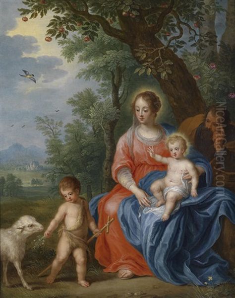 Die Heilige Familie Mit Dem Johannesknaben Und Dem Lamm - view 1