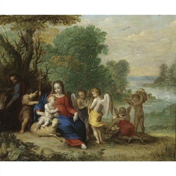 The Rest On The Flight Into Egypt - view 1