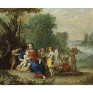 The Rest On The Flight Into Egypt by Peeter Van Avont