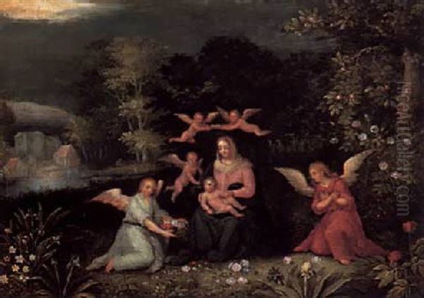 Madonna Mit Kind Und Engel - view 1