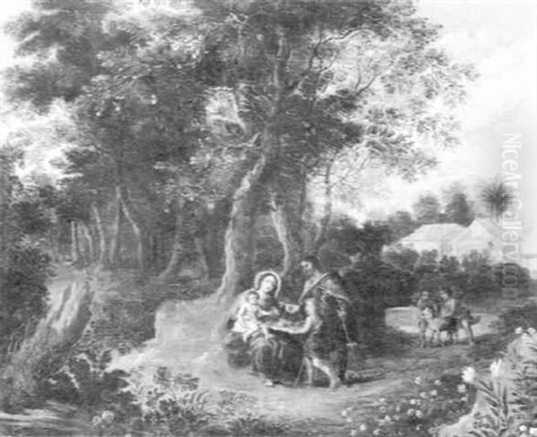 Landschaft Mit Der Heiligen Familie Und Dem Johannesknaben - view 1