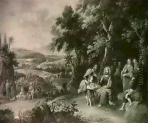 Christ Feeding The Multitude by Peeter Van Avont