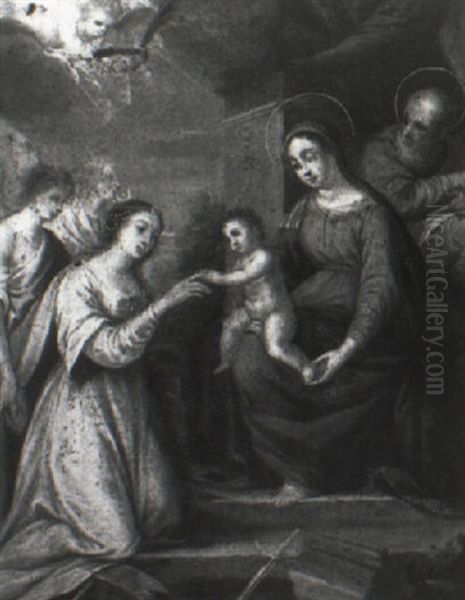 The Mystic Marriage Of Saint Catherine - view 1