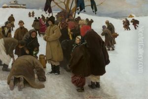 Feast Of Jordan by Teodor Axentowicz