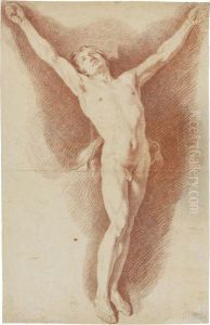 Male Academy Study For A Crucifixion Male Academy Study For A Crucifixion