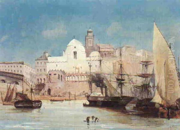 Bareaux Dans Le Port D'alger - view 1