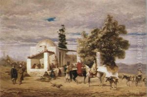 Orientaliskt Motiv by Adolphe Aze