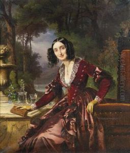Ritratto Di Luisa D'azeglio by Massimo D' Azeglio