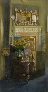 The Interior Of Dr Cumming's House At 18 Ainslie Place, Edinburgh by Patrick William Adam