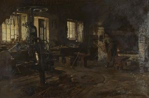 The Smithy by Patrick William Adam