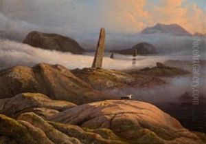 Bauta Ved Fjorden by Knud (Andreassen) Baade