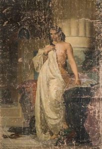 Dalila Ayant Livre Samson Aux Philistins by Louis Marie Baader