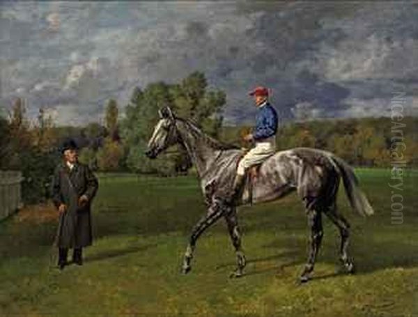 Corelli Ii With Jockey And A Gentleman by Richard Benno Adam
