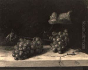 Stilleben Mit Weintrauben by Alfrida Baadsgaard