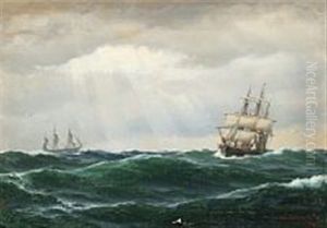The Sun Breaks Through The Cloud Ceiling by Carl Emil Baagoe