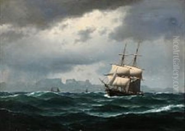 Seascape With Sailing Ships - view 1
