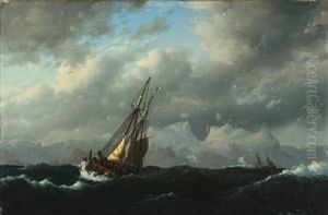 Sejlskibe Under Snefjaelde Sejlskibe Under Snefjaelde