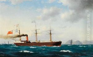 Steamship "stirling Of Leith" by Carl Emil Baagoe