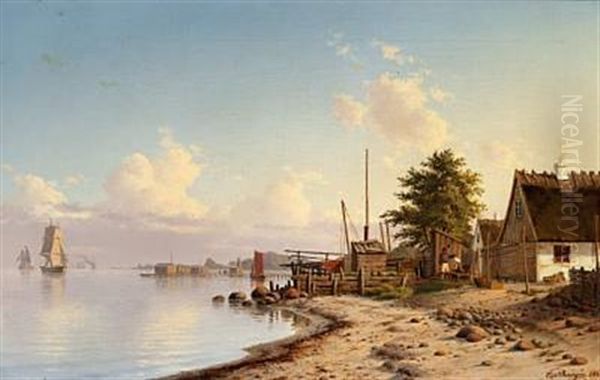 A Summer's Day In A Fishing Village - view 1