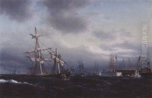 Ud For Helsingor Havn by Carl Emil Baagoe