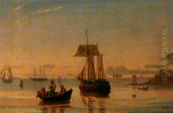 Fiskere I Sundet Ud For Kronborg - view 1