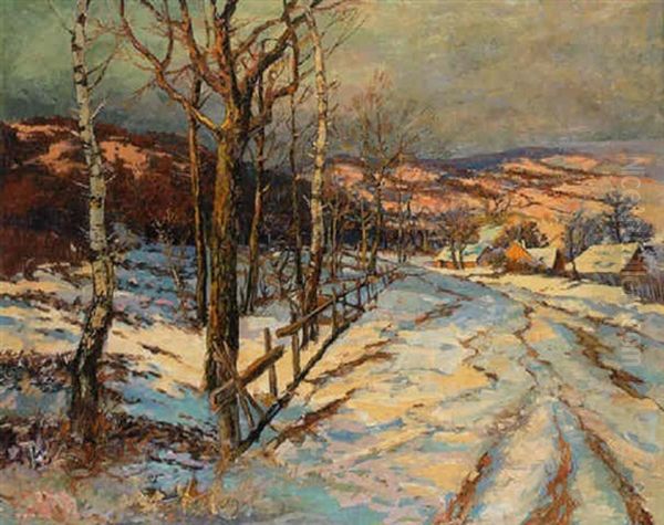 Winterlandschaft Bei Abendsonne - view 1