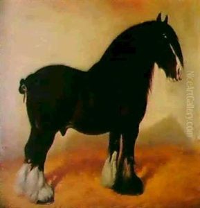 The Shire Horses: Lockinge Harold & Salisbury & Ethelwulf by Frank Babbage