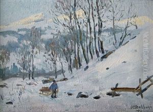 Winter Scene by Herbert Ivan Babbage