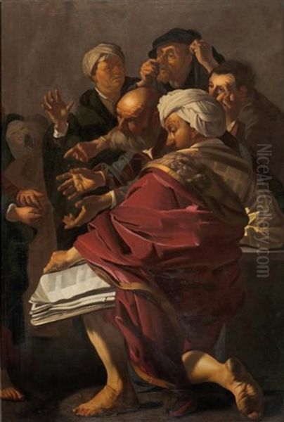 Les Docteurs Devant Le Christ - view 1