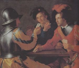 Drei Kartenspieler by Dirck Van Baburen