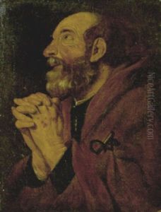 San Pietro Apostolo In Preghiera by Dirck Van Baburen
