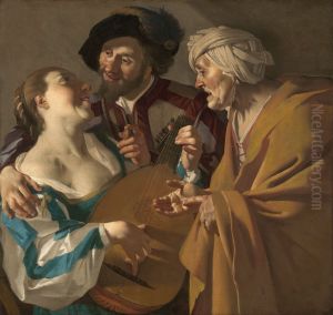 The Procuress by Dirck Van Baburen