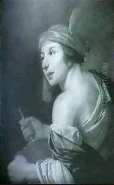 Young Boy In Algerian Costume - view 1