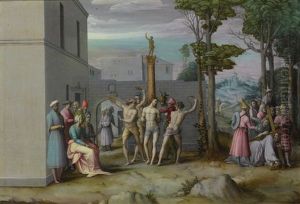 The Flagellation by Bacchiaca