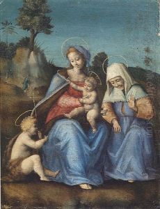 La Madonna Col Bambino, Santa Elisabetta E San Giovannino La Madonna Col Bambino, Santa Elisabetta E San Giovannino