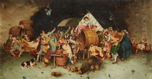 La Fete Du Chianti by Adolfo Bacci