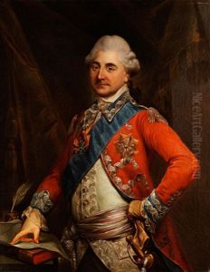 Portrait Des Stanislaus Ii. August Poniatowski, Konig Von Polen